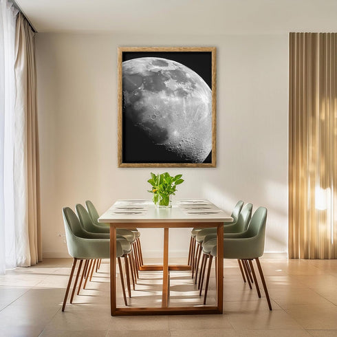 Posterizer 1 pcs-the moon floating in space 2-Astronomy & Celestial Art-Gift for Men Women Teens-Decor for Home & Office- unframed wall art...